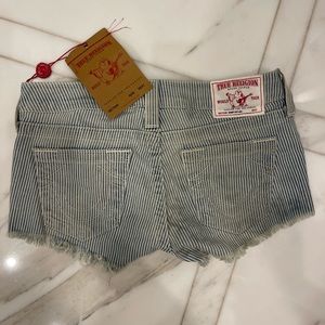 True Religion Stripped Shorts - Women’s